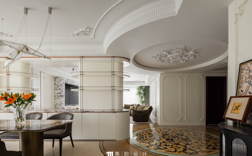 西安曲江紫汀苑私宅设计丨中国西安丨集韵设计-31