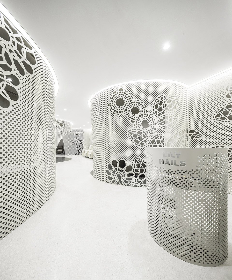 花纹空间 & Lily Nails美甲美睫北京蓝港店 / 建筑营设计工作室-8