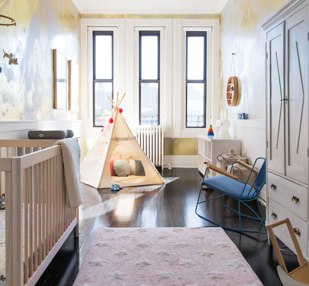 黑白对比的现代儿童房设计-1