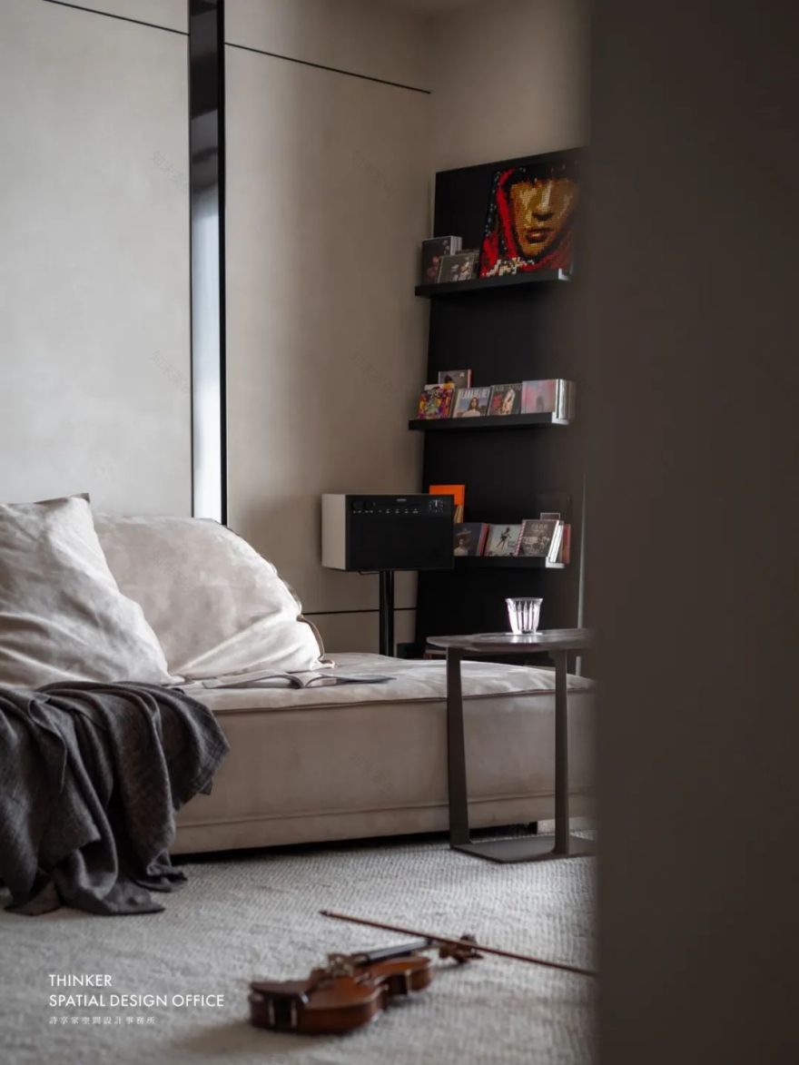 现代简约空间 · 夫妻小爱好融合的兴趣集结地丨诗享家设计-52