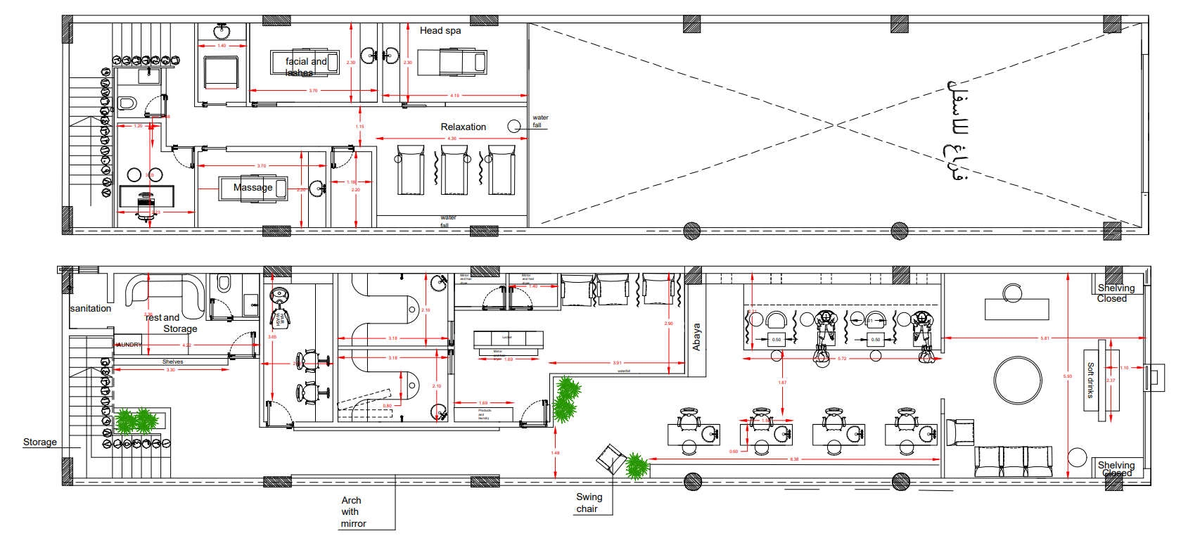 线下美容院丨沙特阿拉伯丨Access design-3