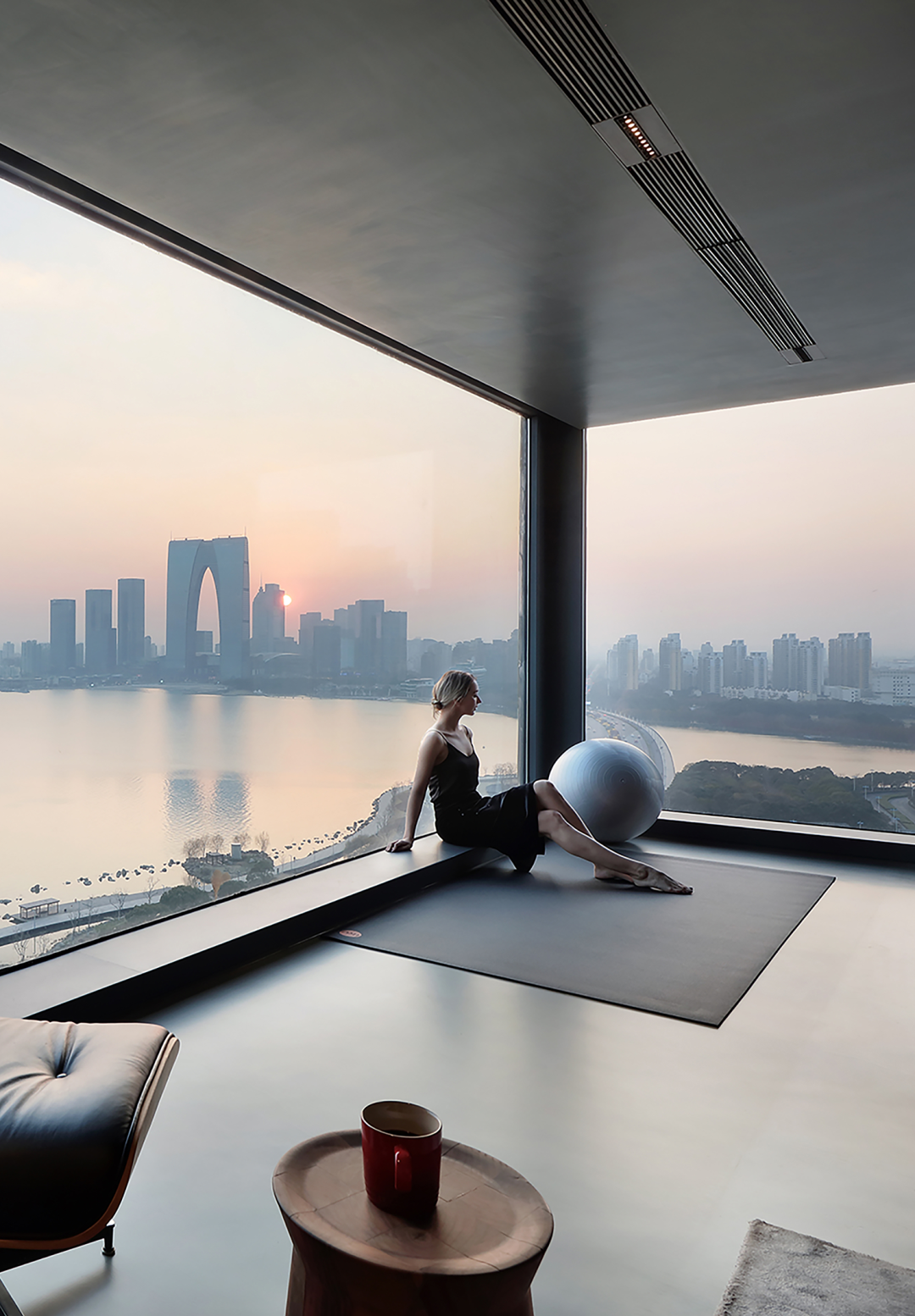 苏州玲珑湾 520m²顶级湖景复式丨中国苏州丨石木空间建筑设计-1