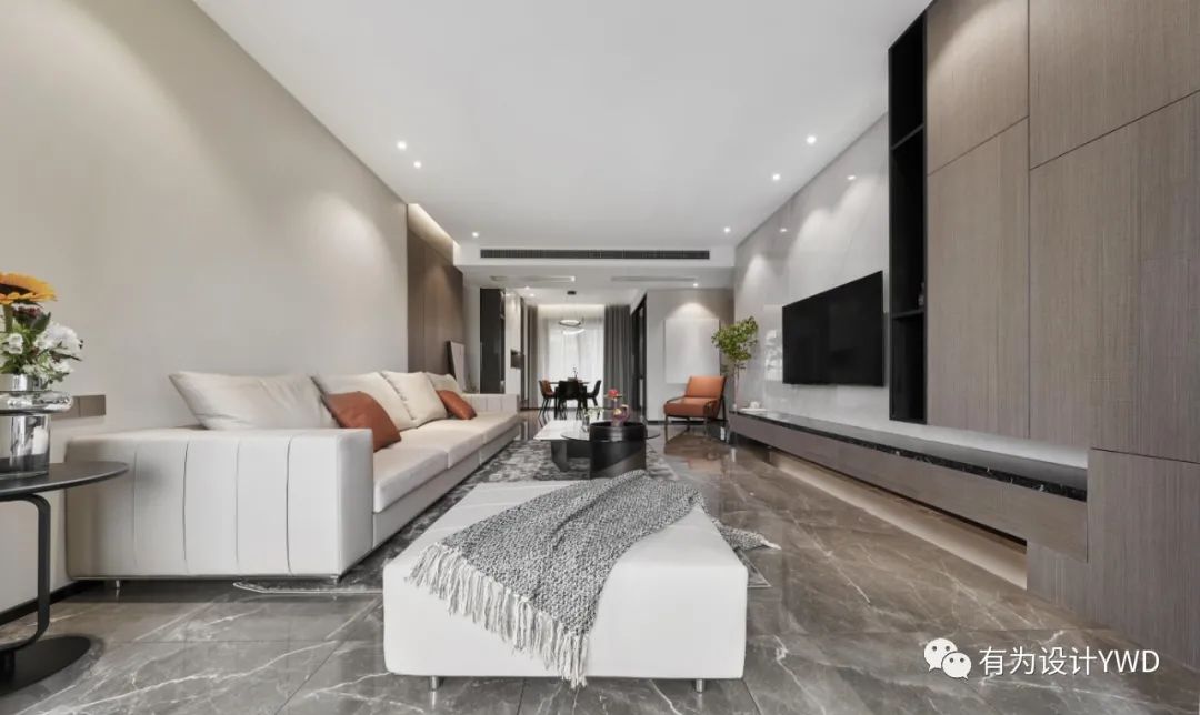 意式轻奢,橙色余晖下的 158㎡大宅设计丨中国佛山丨佛山有为室内设计有限公司-24