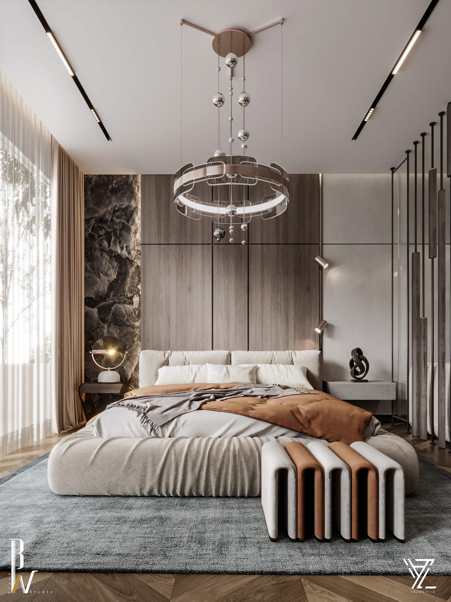 主卧丨阿曼丨Black N White-7