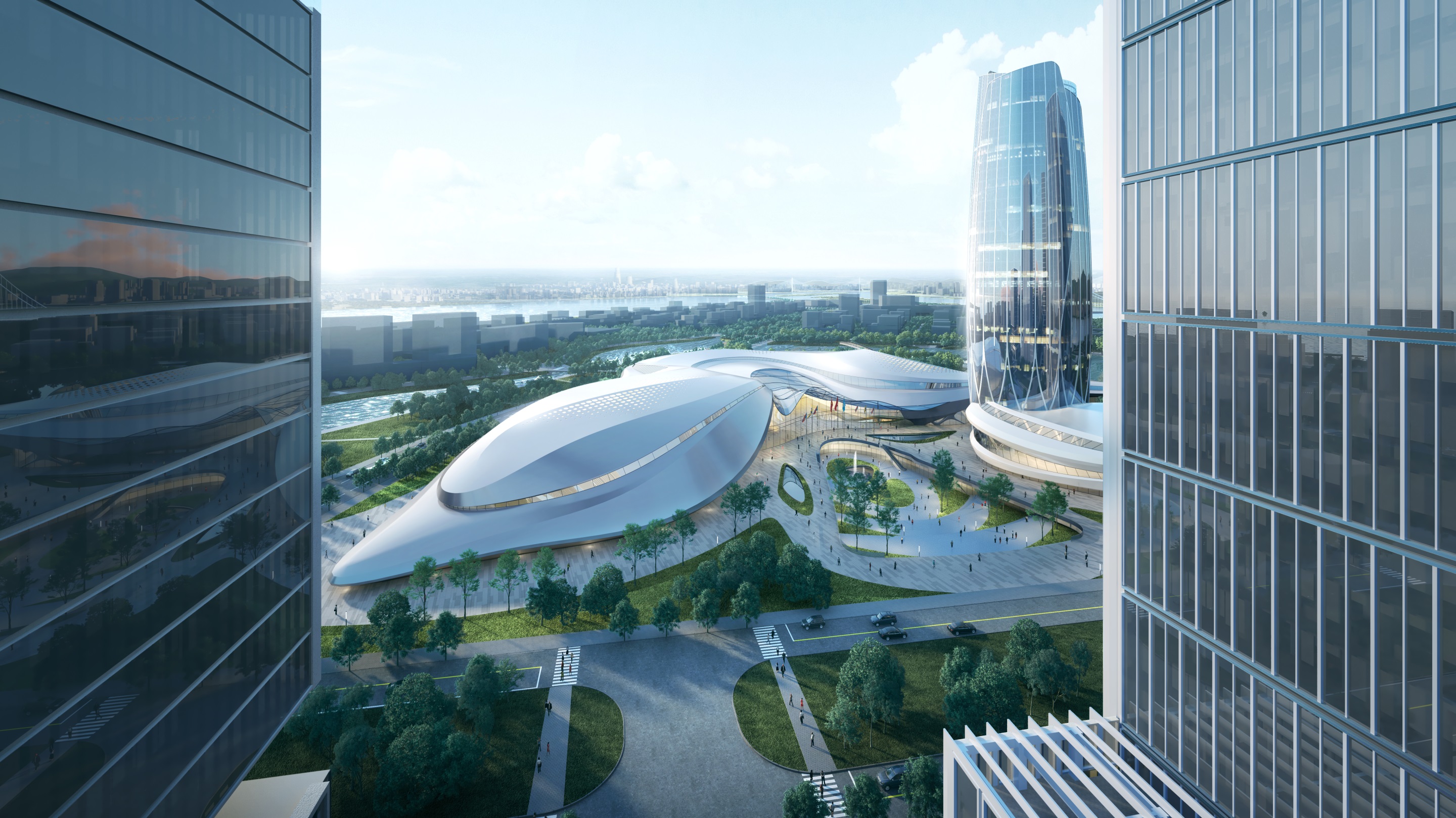 中标方案 | 中国（浙江）自贸试验区小干岛国际会展中心及城市设计 / STI+浙江省院-8