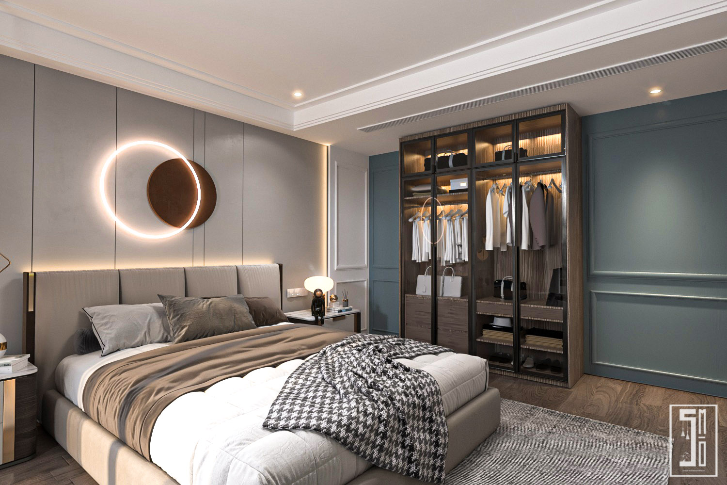 豪华卧室丨Shrouk Osman-6