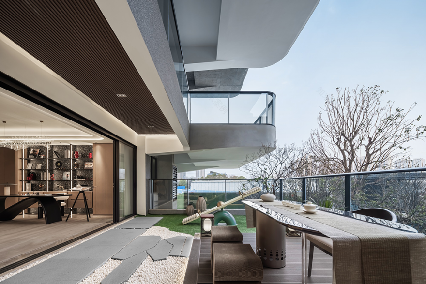 孝感九烨鼎观如院小区大堂,样板间丨中国孝感丨太谷形上-18