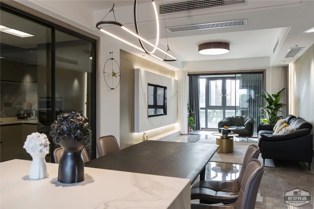 现代风格金河湾 161㎡家居设计丨格堂装饰-52