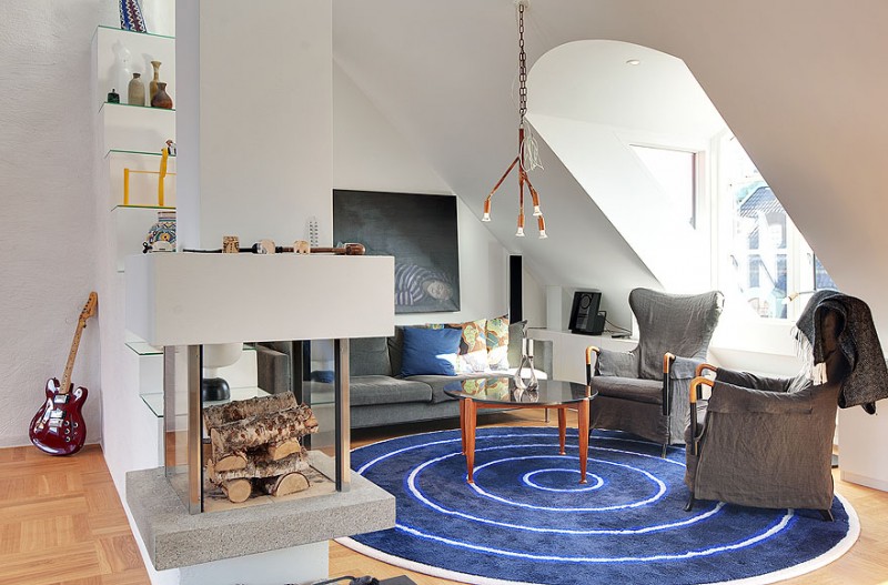 Scandinavian Design Impressive Attic Penthouse in Östermalm, Stockholm-17