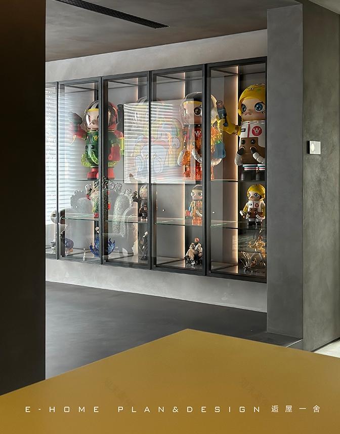 泡泡玛特手办屋主个性生活住宅设计丨逅屋一舍-30