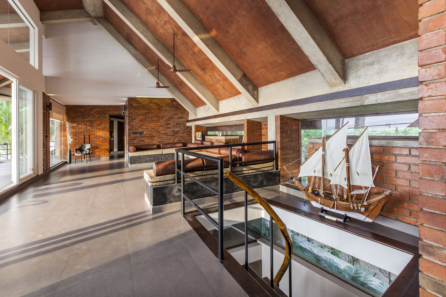 印度卡利库特 Elathur 海滩混凝土住宅-39