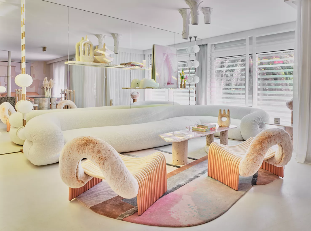 海浪之家 · Patricia Bustos 的多彩室内设计-0