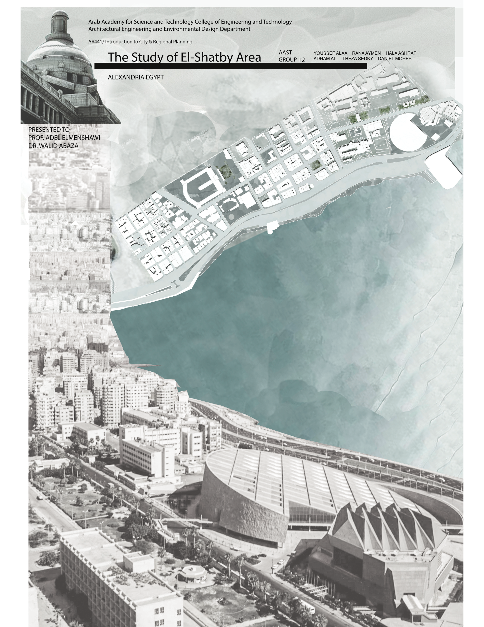 Study Of El  Shatby Area（埃尔沙卜区研究）丨埃及亚历山大丨亚历山大阿拉伯科技与海运学院建筑系-3