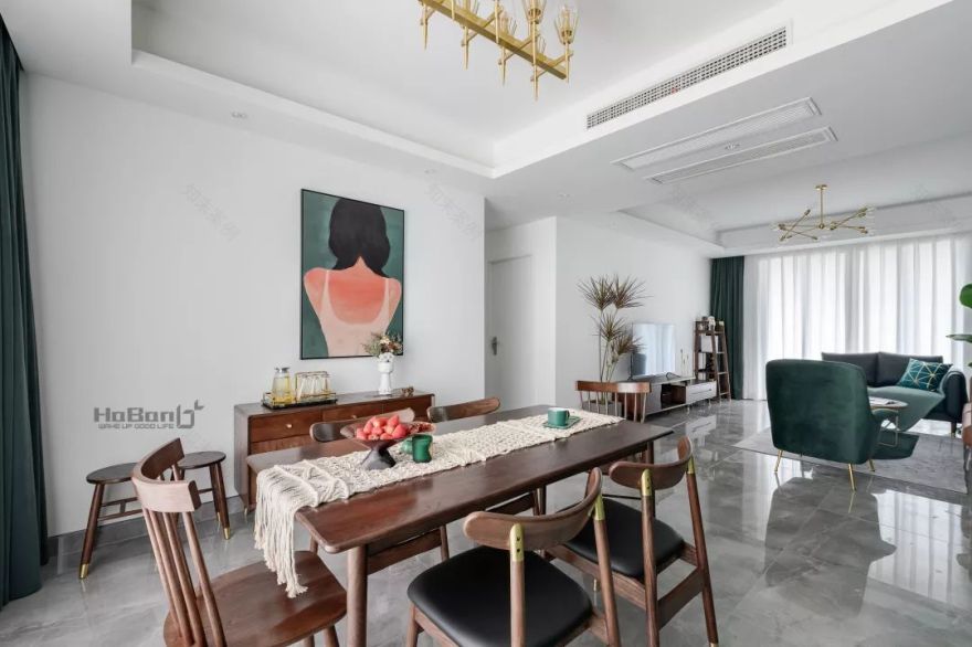 绿地 468·云玺 | 花扮空间 | 152㎡精装改造,森色时光里的生活美学-20