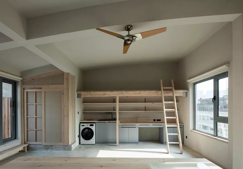 西安 198㎡自然原木居所，打造虚空之家-31