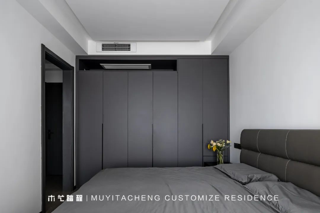 极简黑白,家的温度与高级定制丨中国重庆丨重庆木艺踏程全屋定制-54