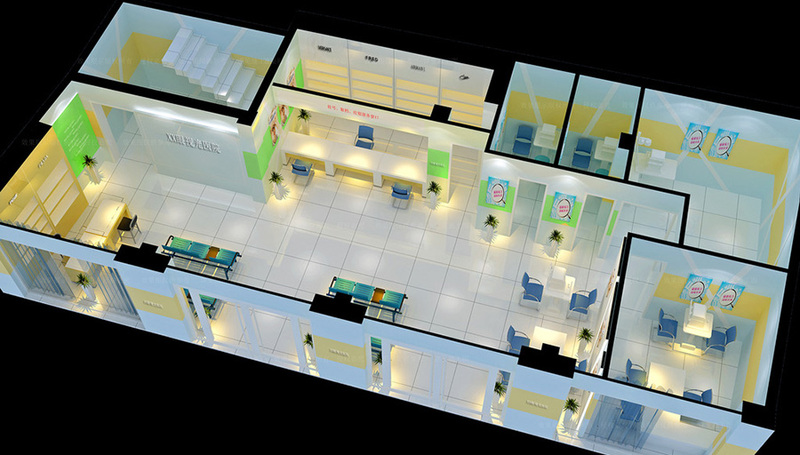 眼镜店室内设计案例效果图-19