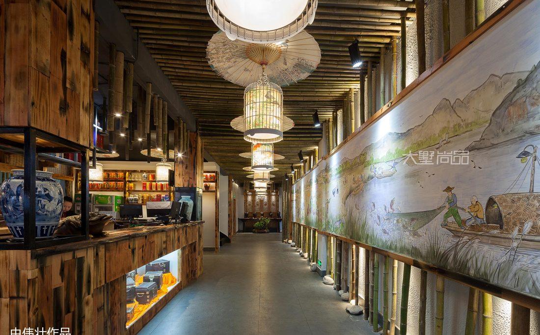 大墅尚品·复古风格鱼头故事中餐厅设计-8