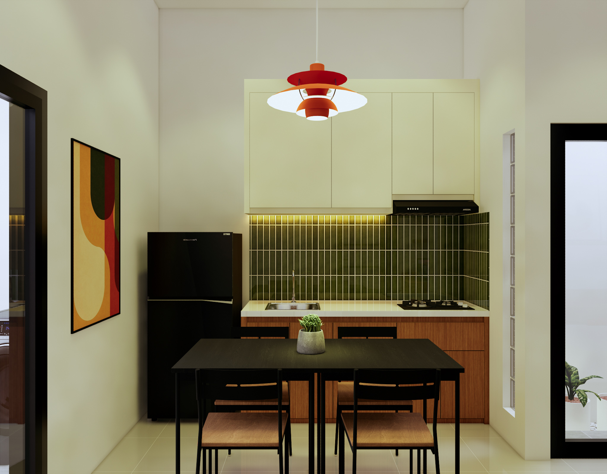 Mid-Century Modern: Small Space Living-7