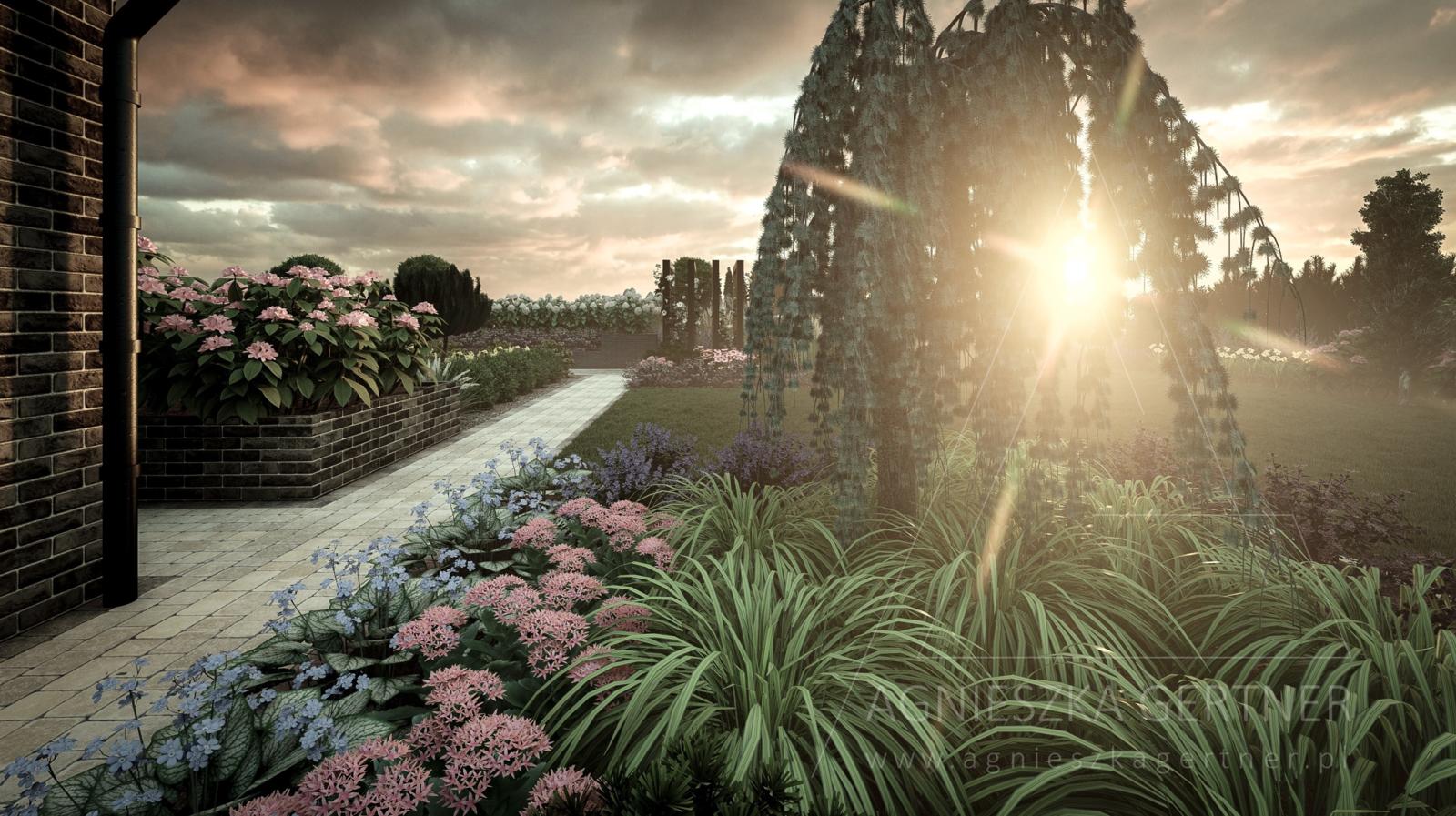 家庭花园设计概念丨波兰华沙丨Agnieszka Gertner BIURO PROJEKTOWE-14