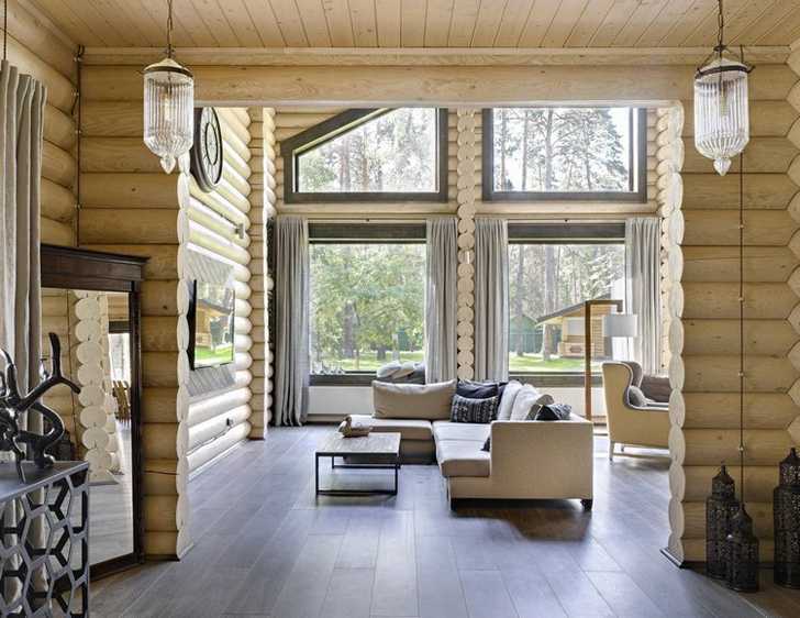 俄罗斯伏尔加河边的现代木屋-6