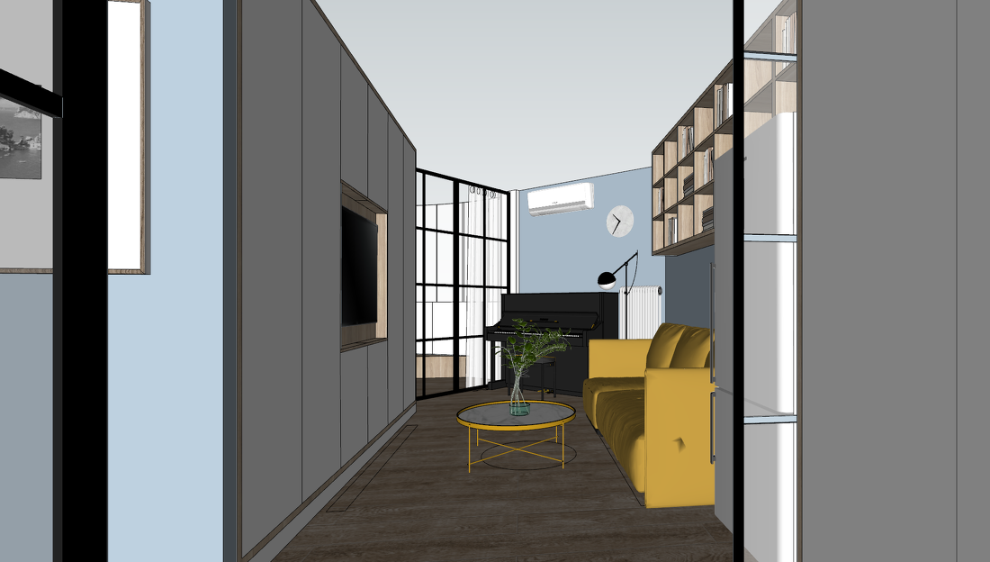 40㎡老破小三代人居住空间改造丨中国北京-11