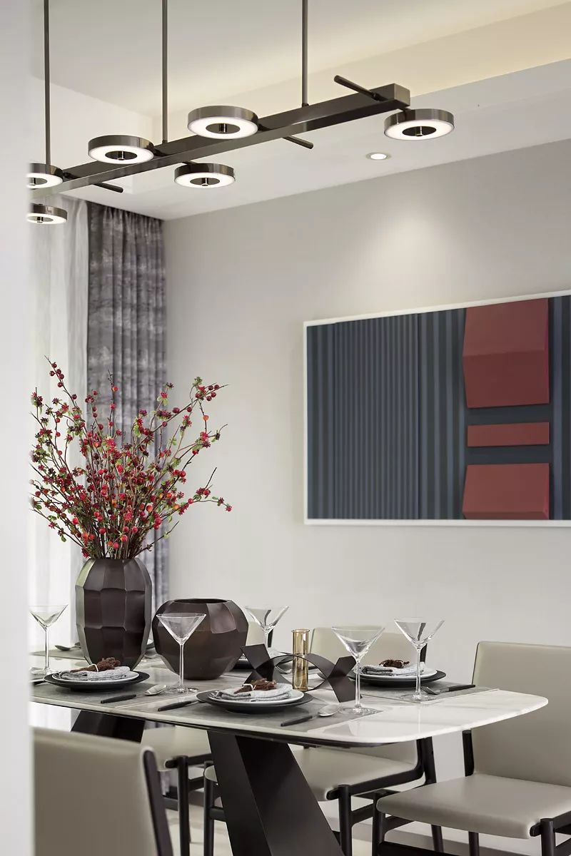 融创开平样板房 | 红灰协奏，品质生活-16