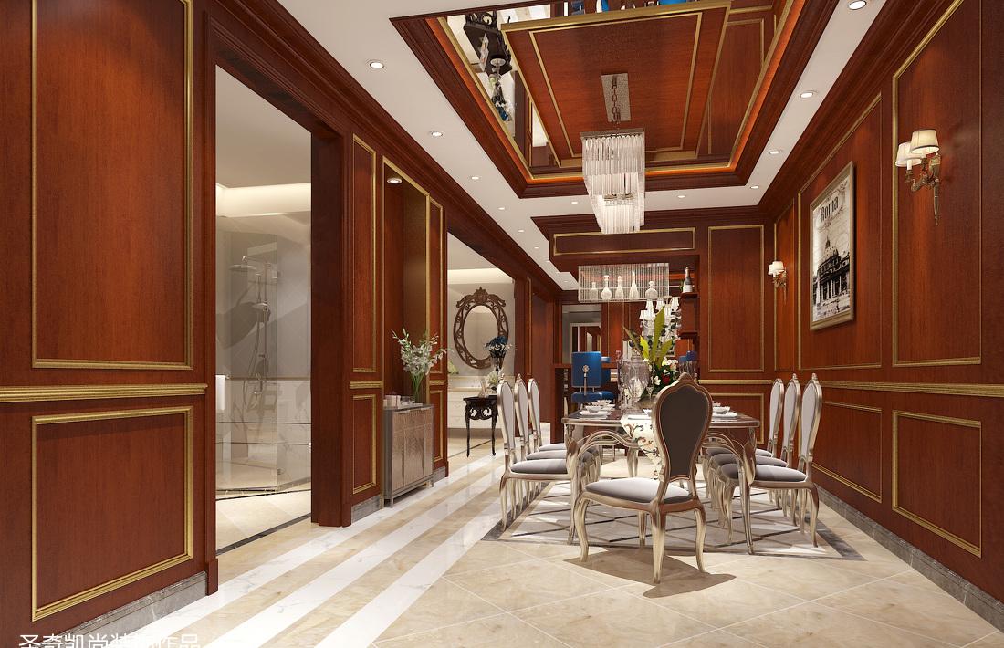 弗洛迪高端卫浴柜美式联邦风格展厅设计-5