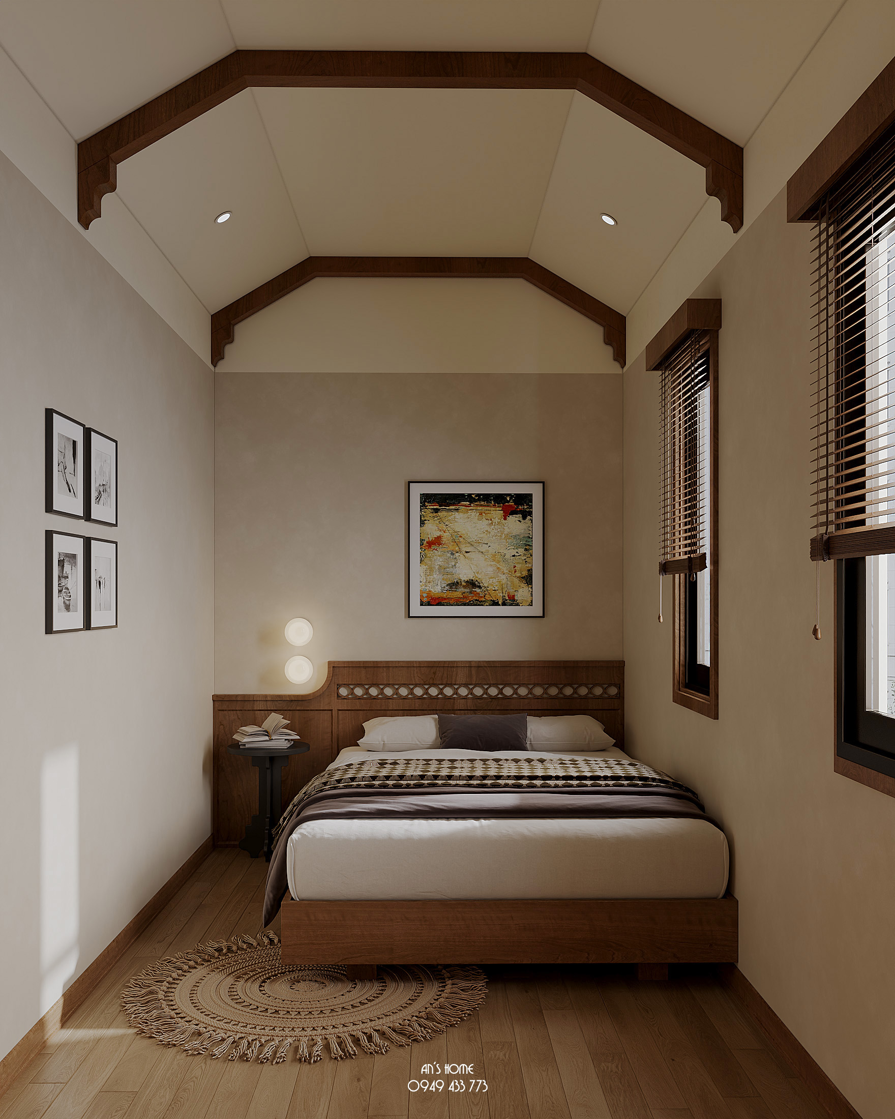 挑空别墅丨法国巴黎丨Pham Tu Uyen-25