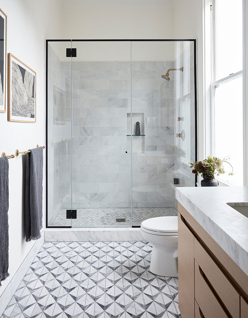 现代古典灰蓝色调的维多利亚式住宅设计-13