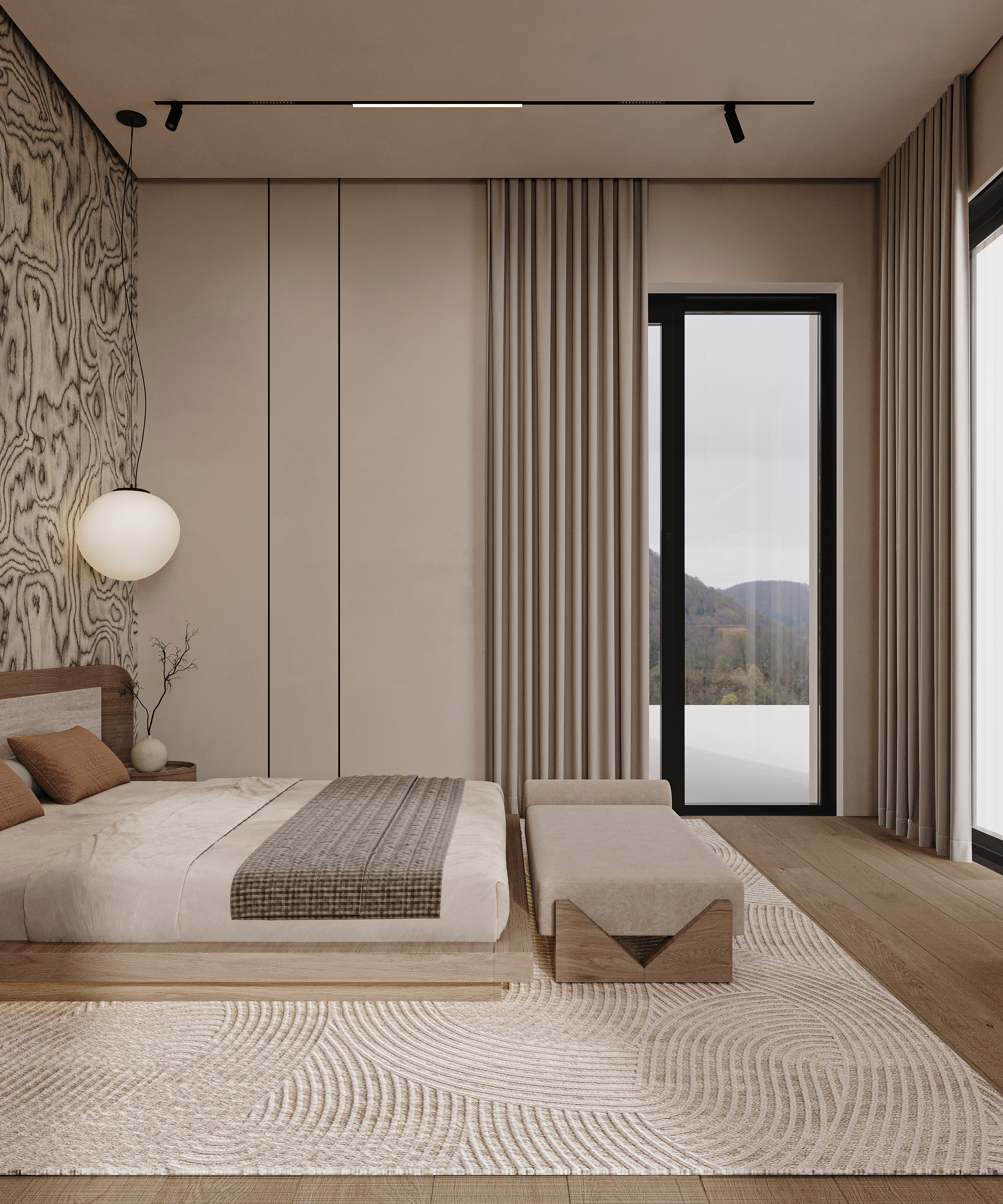 Master Bedroom（主卧项目）丨沙特阿拉伯丨Dina Farouk（archivision studio）-13