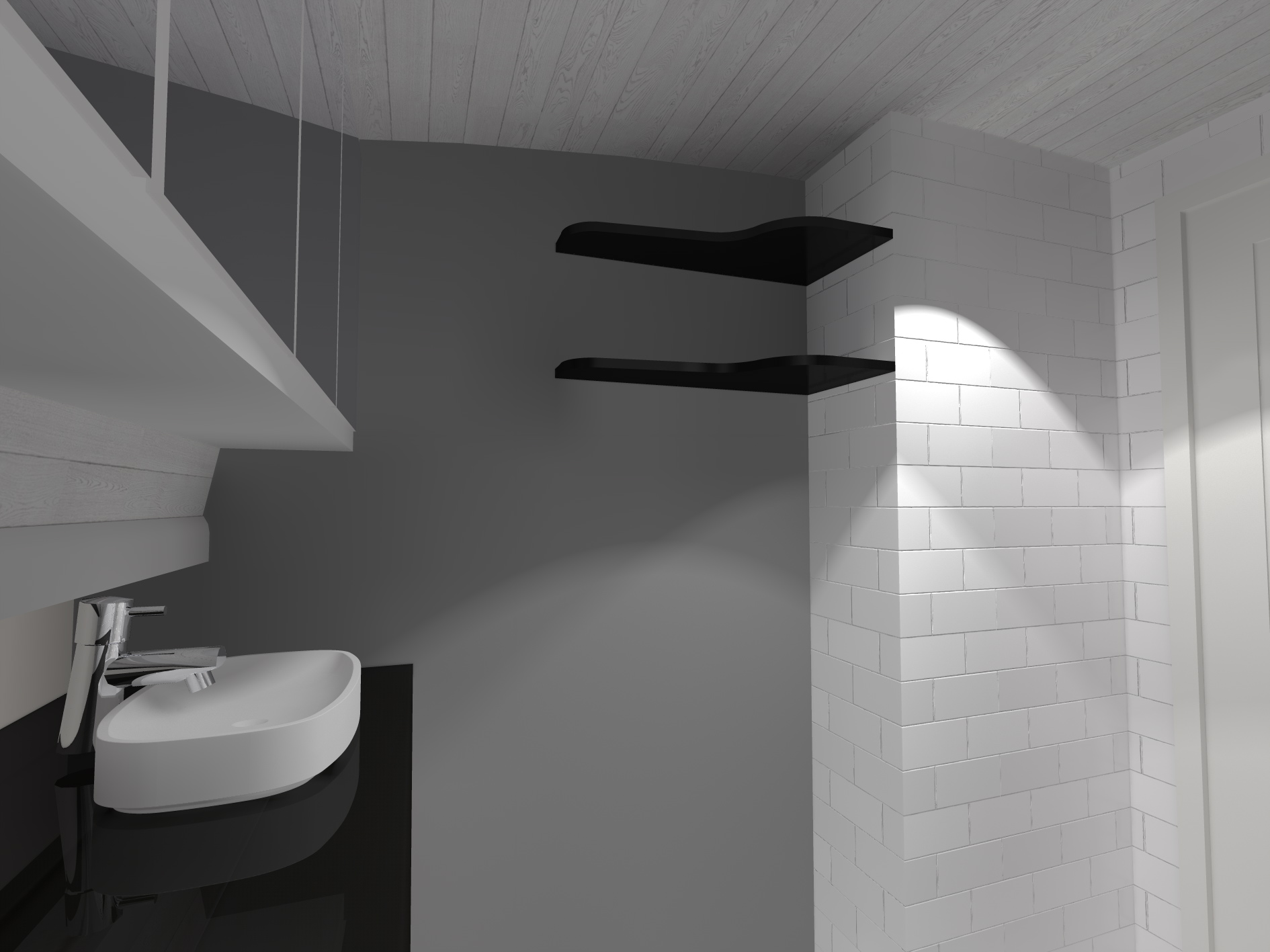 Black&WHITE CANAL BOAT INTERIOR CRICK BOAT LAYOUT3-16