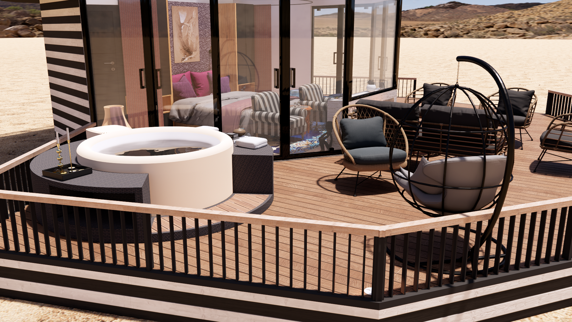 豪华露营舱 测地线圆顶佩特拉-17