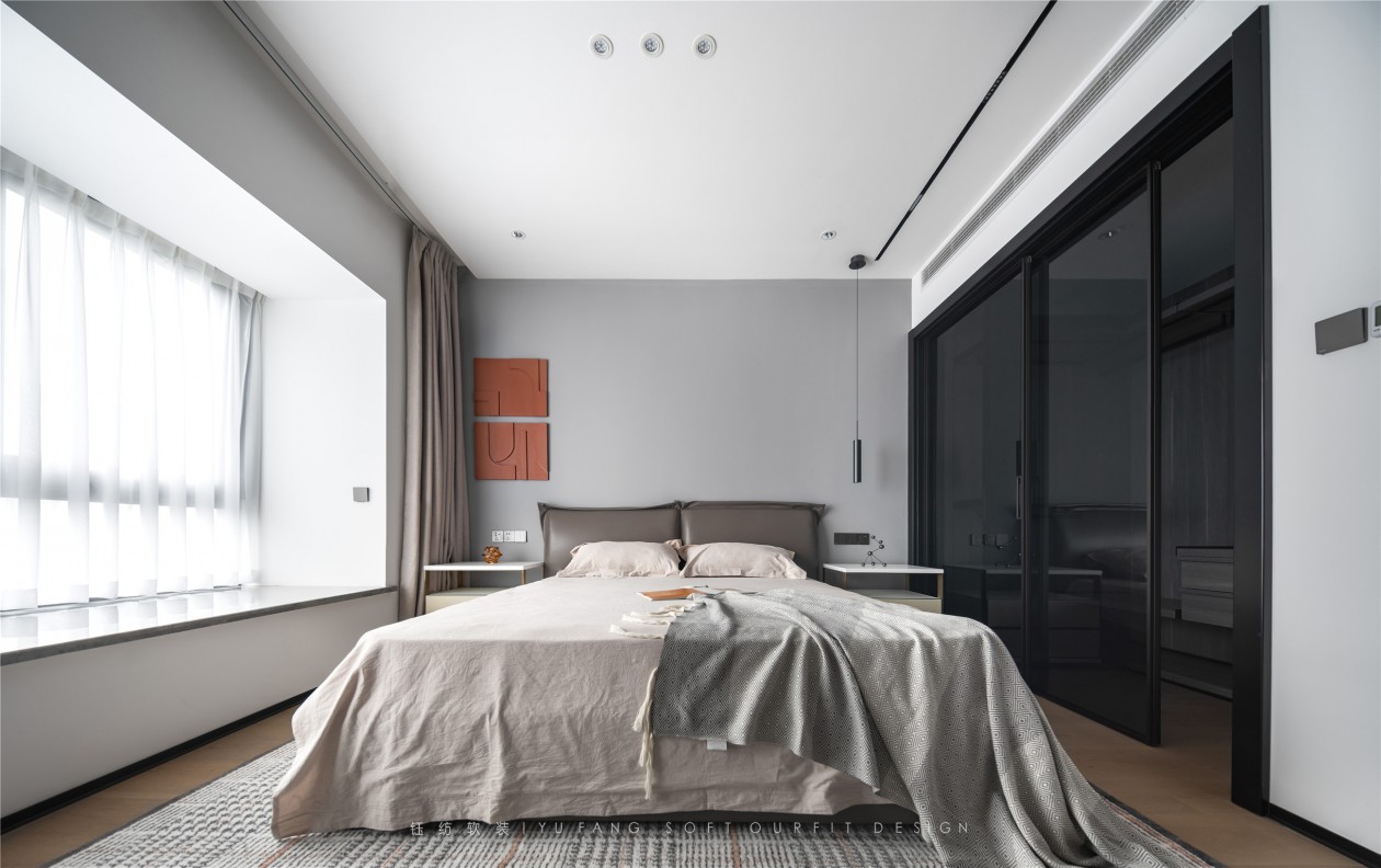 简约黑白灰,90 后小姐姐的舒适空间丨中国成都丨钰纺软装-34