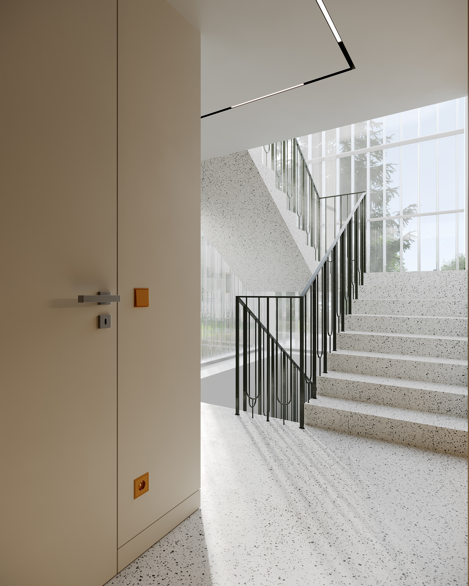 PRL时代典型波兰立方体房屋室内改造-13