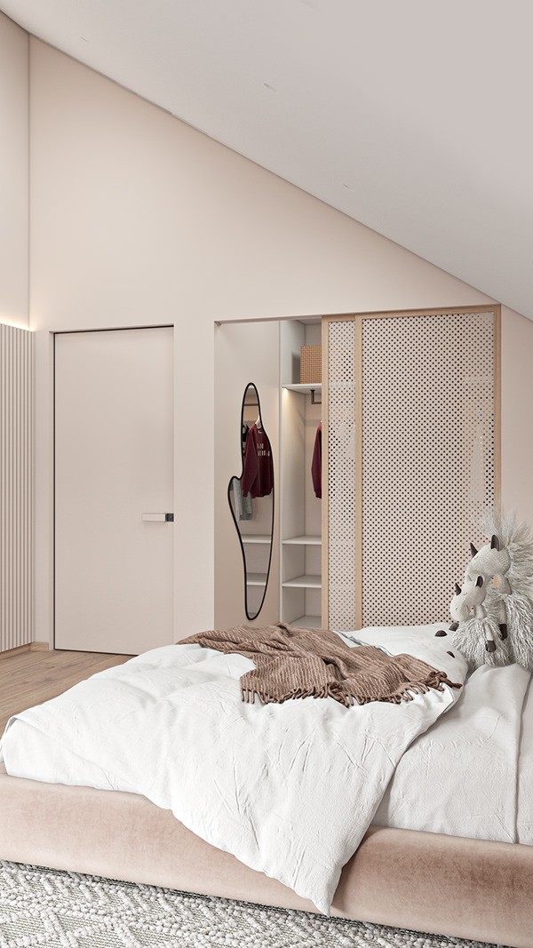 原木与浅灰色室内设计-18