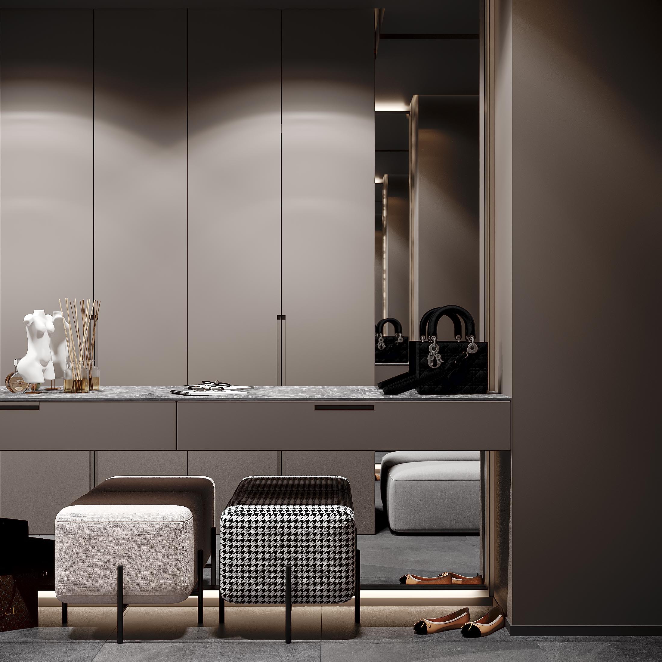 Modern dark apartment-12