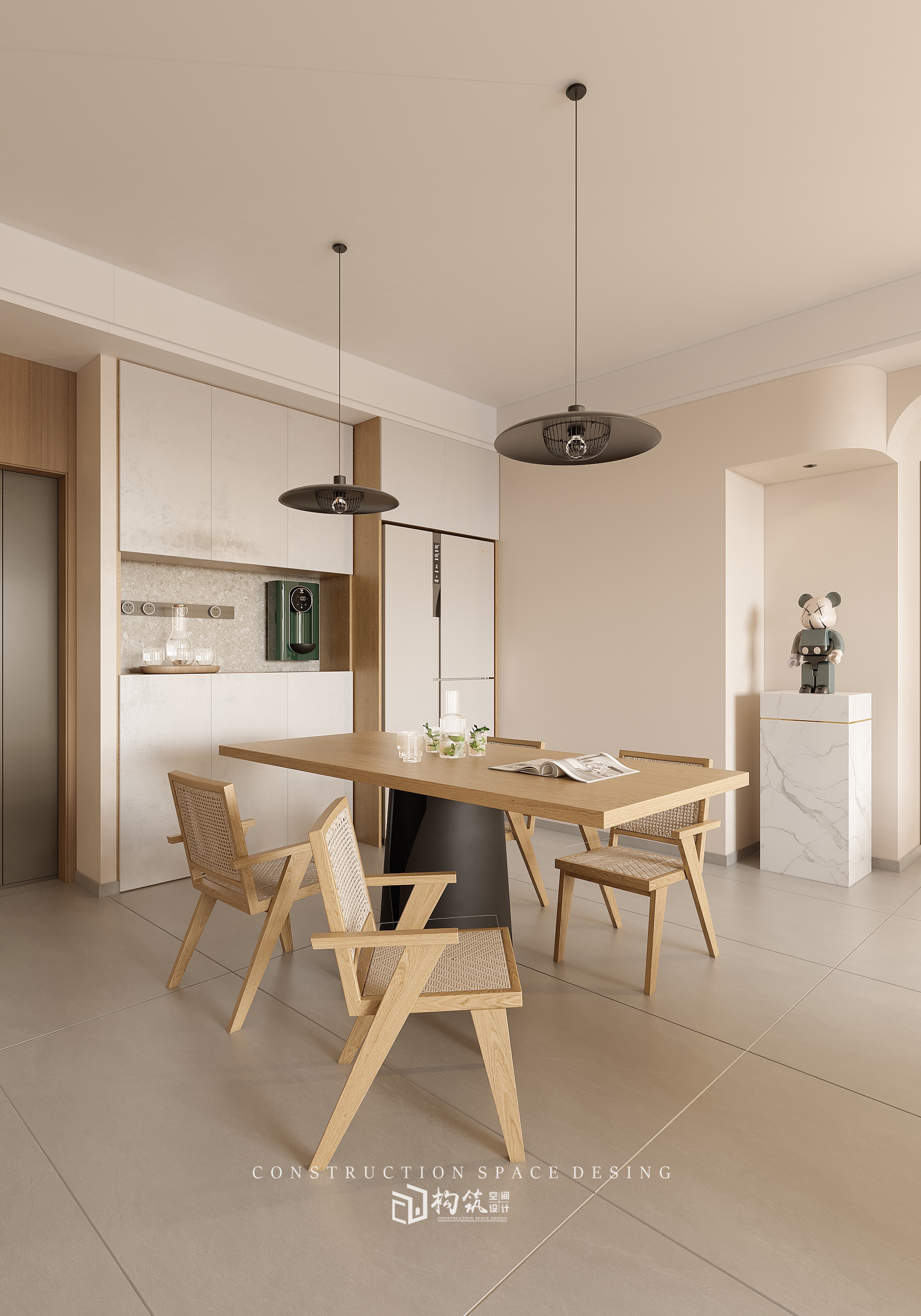 东方帝景奶油风室内设计-0