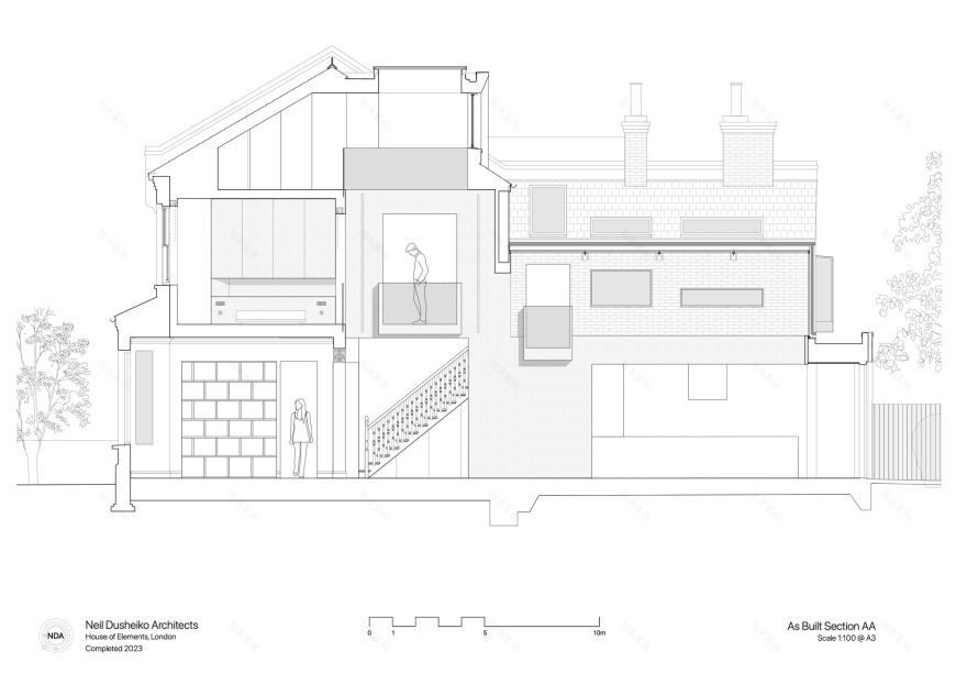 元素之屋丨英国伦敦丨Neil Dusheiko Architects-21
