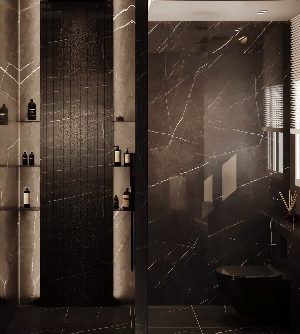 深色静谧空间  营造家的温馨感！-20