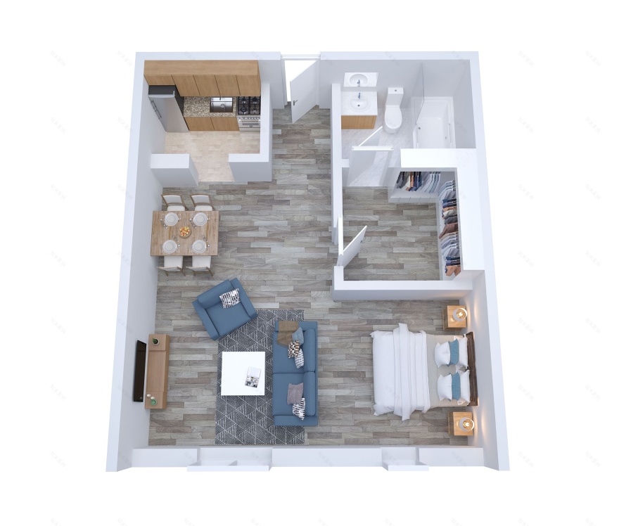 3D Floor Plan Renderings Jacksonville, Florida | The 2D3D Floor Plan Company-20