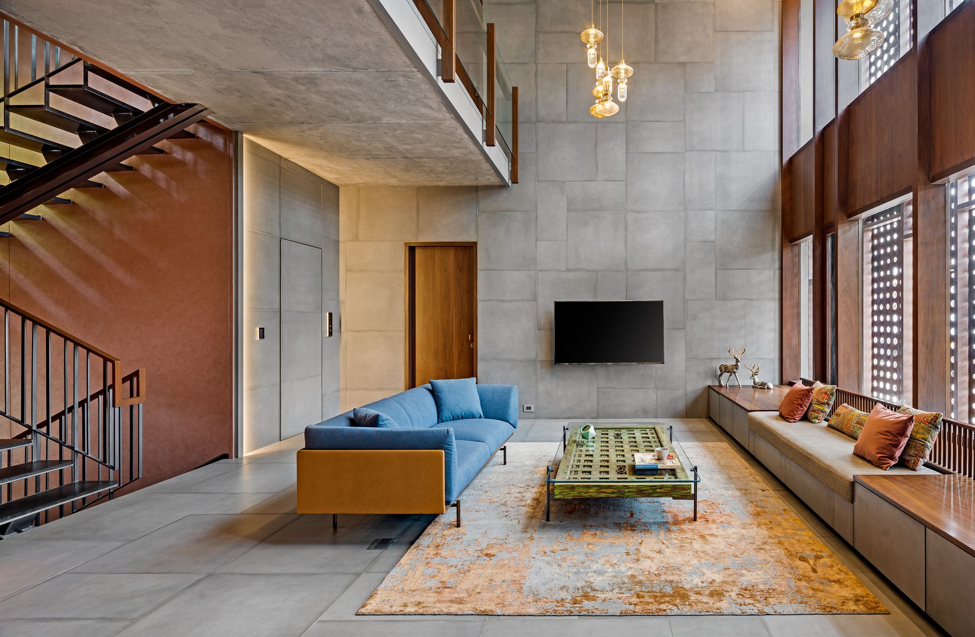 钢铁堡垒中的温馨家园·班加罗尔“隐匿住宅”-46