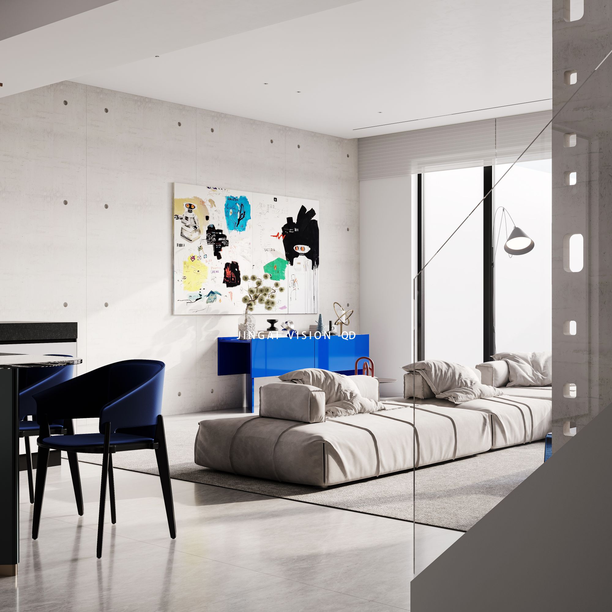 多巴胺风格室内设计丨北京第一廖,金该启点团队-8