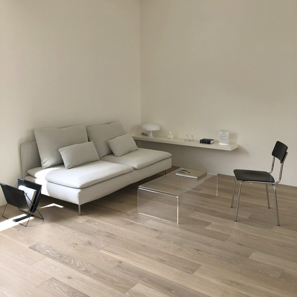 "白色与木色的高级 27 平米工作室"-28