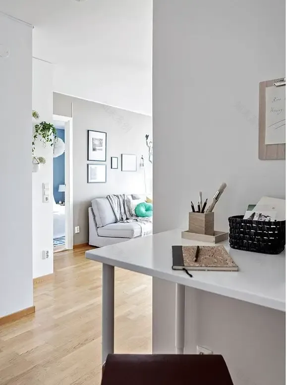 瑞典南部港口公寓,蓝调海洋风-11