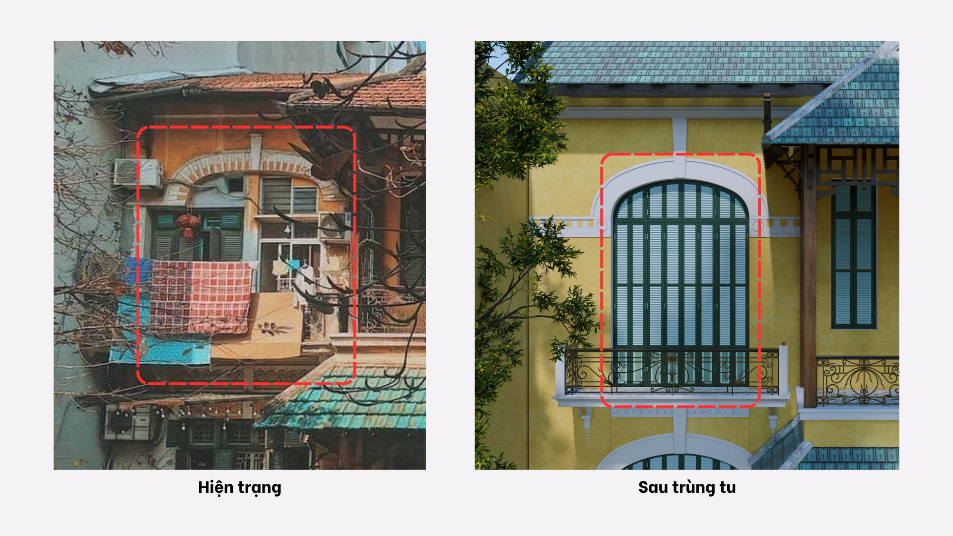 Nghiên cứu bảo tồn Biệt thự số 8 Chân Cầm-58