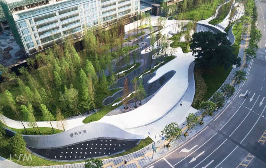 壹号半岛 | 梦境般的曲线景观设计-0