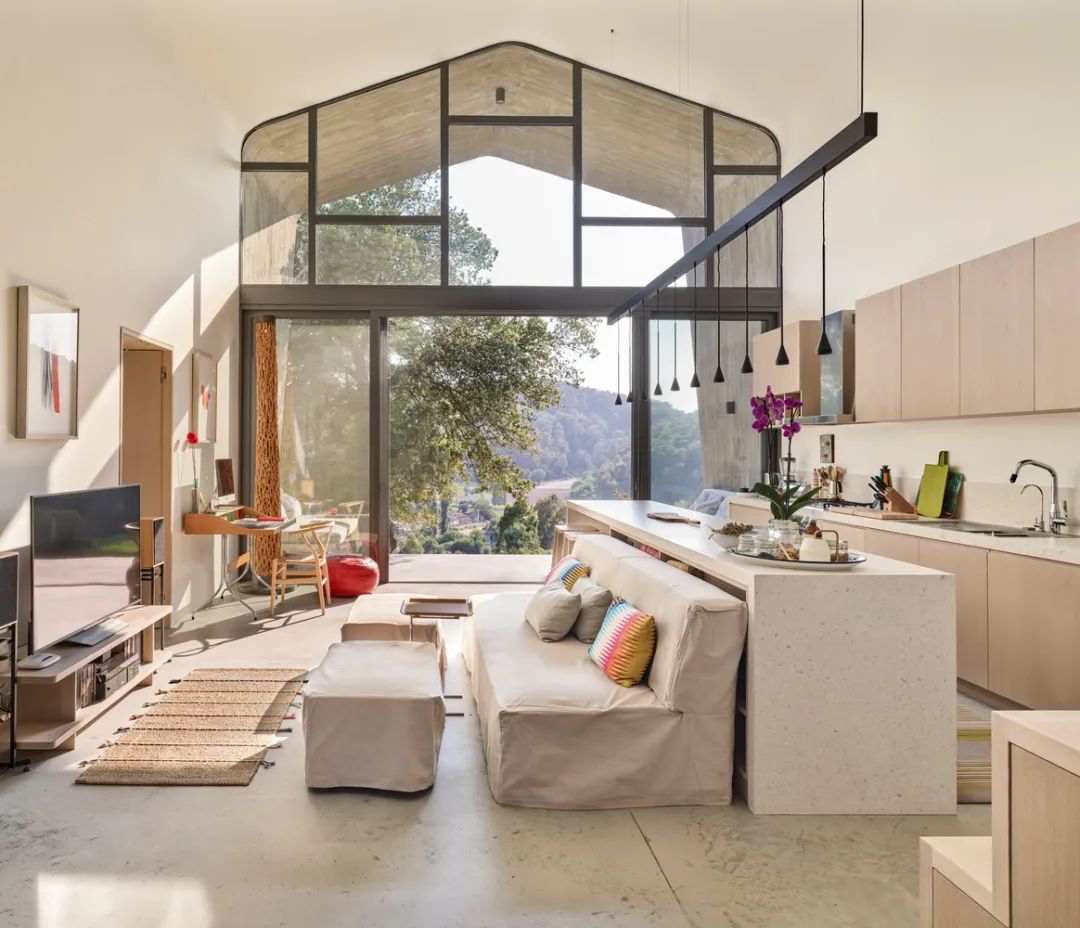 乡村混凝土住宅,多重空间与自然融合-17