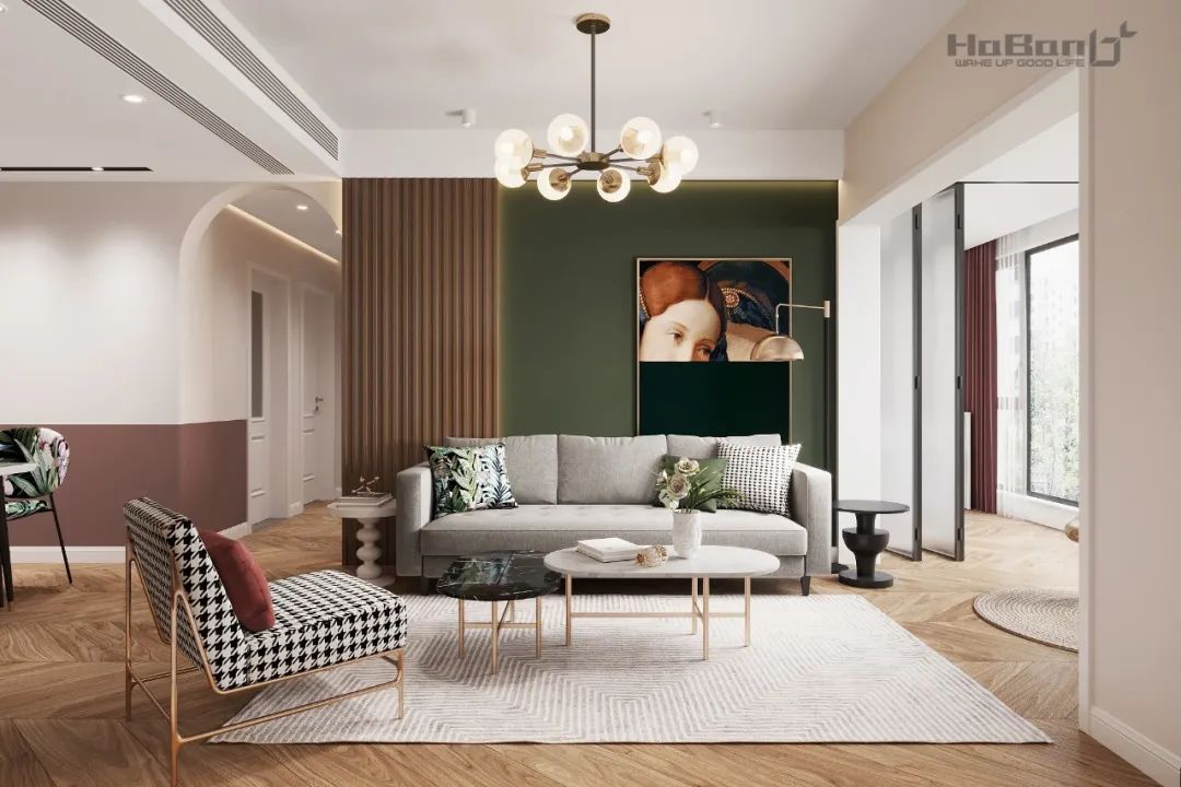 北欧风相马大乘设计案例 | 色彩碰撞为空间注入生命力-10