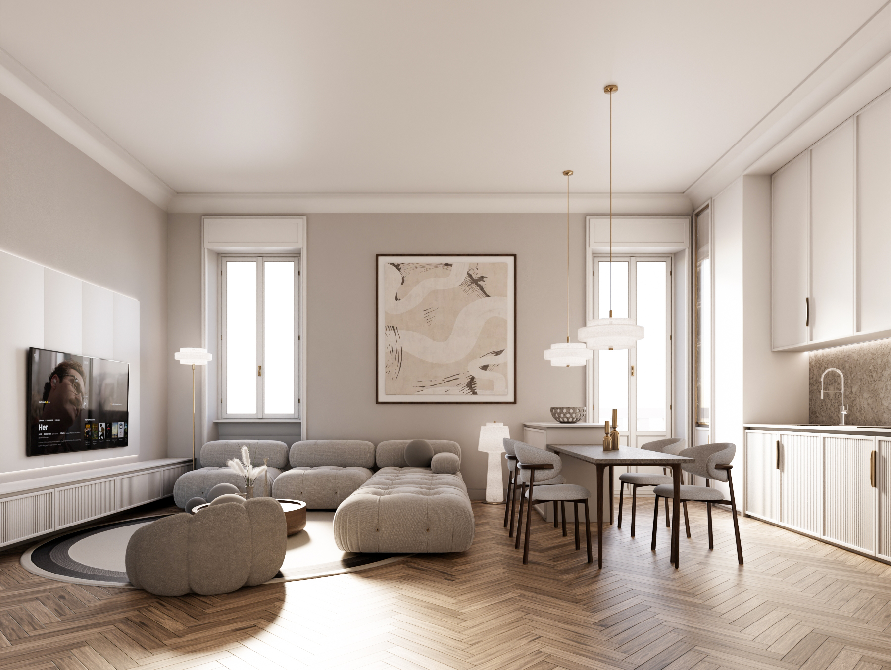 Eternally White House 室内设计项目-5